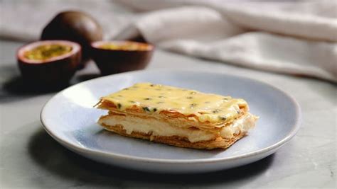 vanilla-slice-with-passionfruit-icing-tastemade image