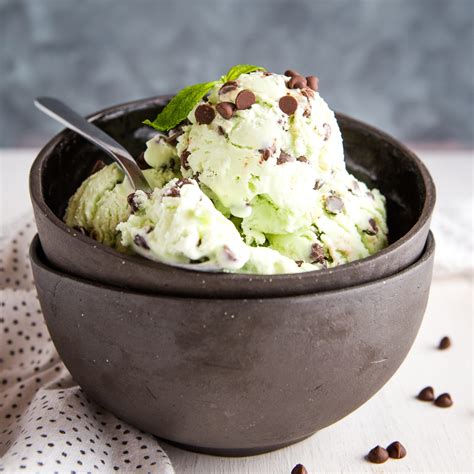 easy-no-churn-mint-chocolate-chip-ice-cream-the image
