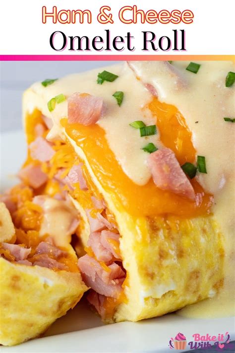 best-omelet-roll-tasty-baked-ham-cheese-omelet image