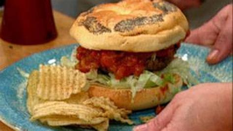 spicy-bloody-mary-burgers-recipe-rachael-ray-show image
