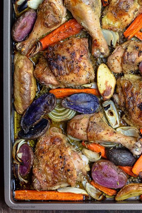 sheet-pan-rosemary-chicken-recipe-with-vegetables image