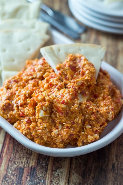 5-minute-greek-feta-and-red-pepper-dip-the image
