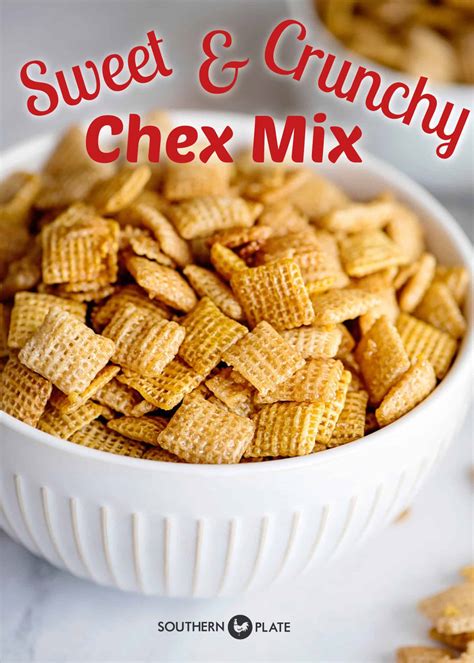 sweet-chex-mix-recipe-southern-plate image