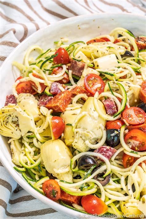 mediterranean-zoodle-salad-low-carb-keto-pasta-salad image