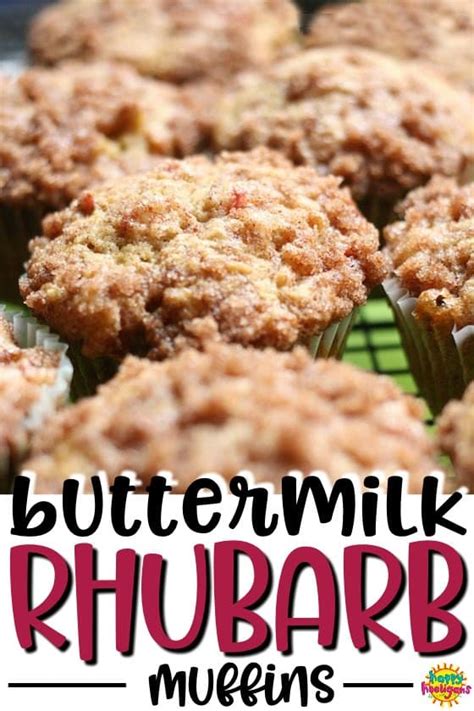 easy-buttermilk-rhubarb-muffins-with-sugar-crumble image