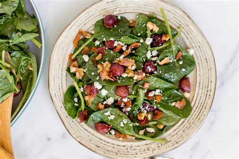 spinach-salad-with-roasted-grapes-and image