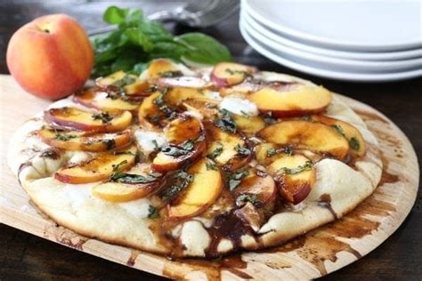 peach-basil-mozzarella-balsamic-pizza-recipe-two image