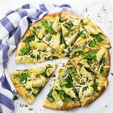 spinach-artichoke-pizza-vegan image