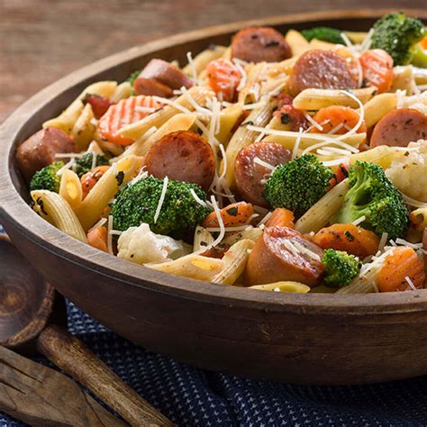 smoked-sausage-pasta-and-veggie-recipe-easy-i image