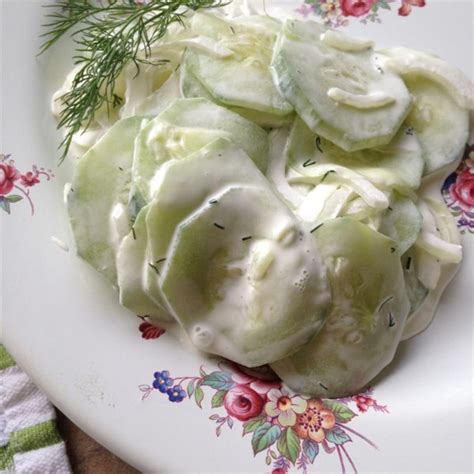 dads-creamy-cucumber-salad-skinny-tasty image