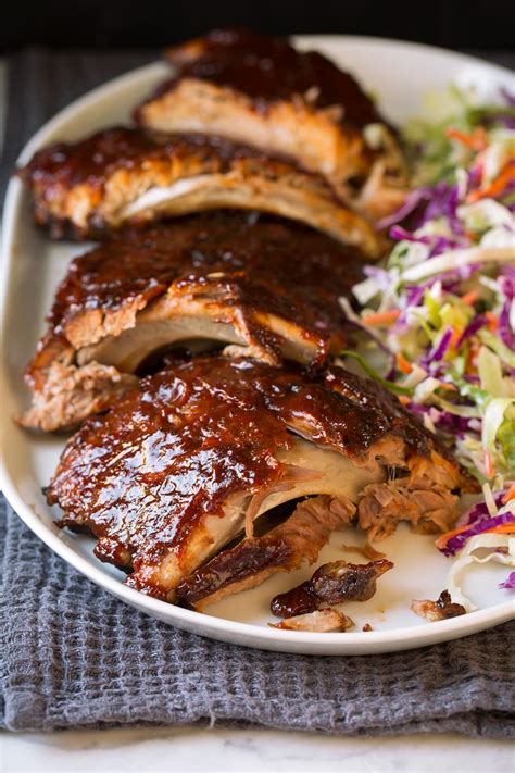 tender-slow-cooker-ribs-with-homemade-bbq-sauce image