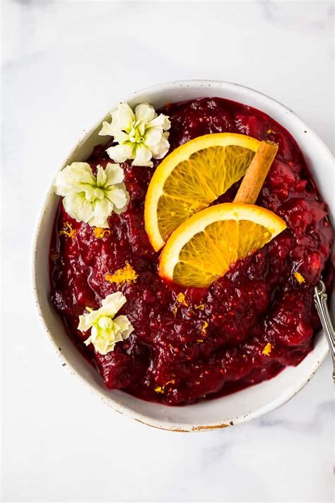 homemade-maple-cranberry-sauce-easy image