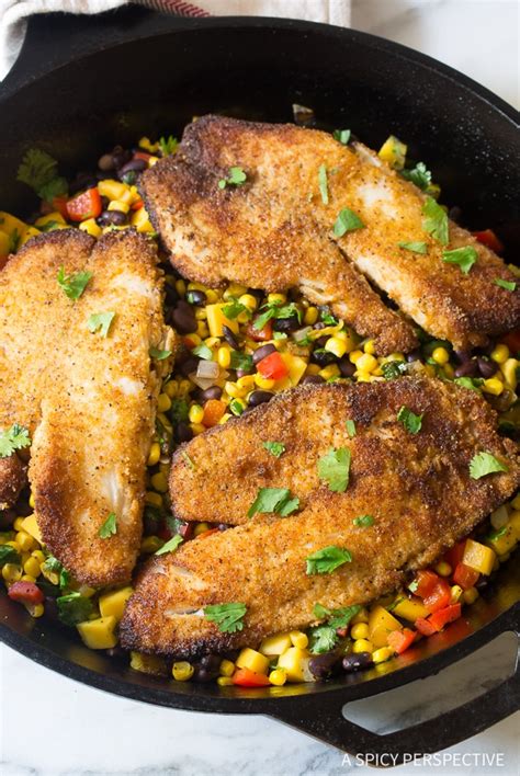 pan-fried-tilapia-southwest-skillet-a-spicy-perspective image