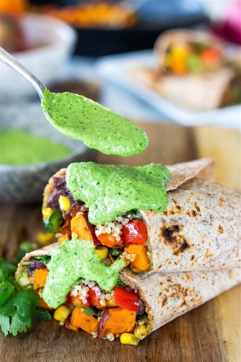 peruvian-burritos-with-aji-verde-sauce-vegan image