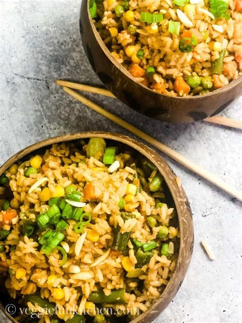easy-vegan-fried-rice-oil-free-veggie-fun-kitchen image