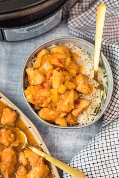 crock-pot-sweet-and-sour-chicken-4-ingredient-meal image