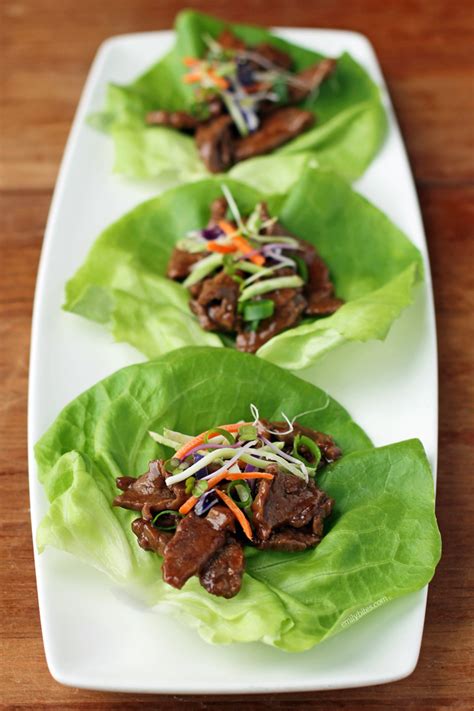 teriyaki-steak-lettuce-wraps-emily-bites image