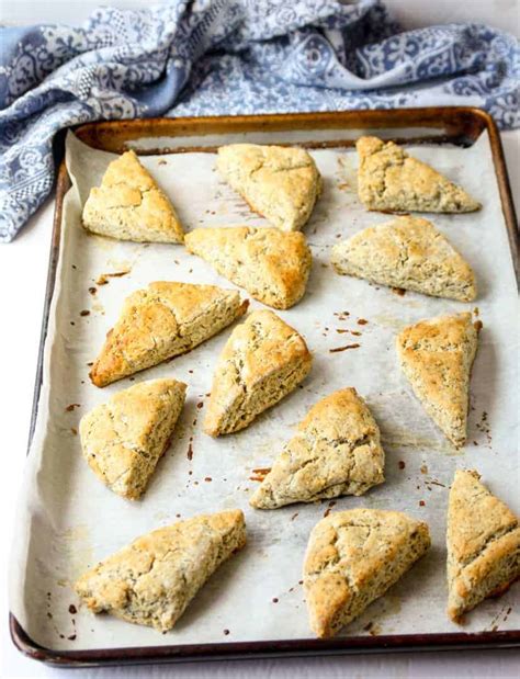 earl-grey-scones-recipe-lemon-glazed-the-food-blog image