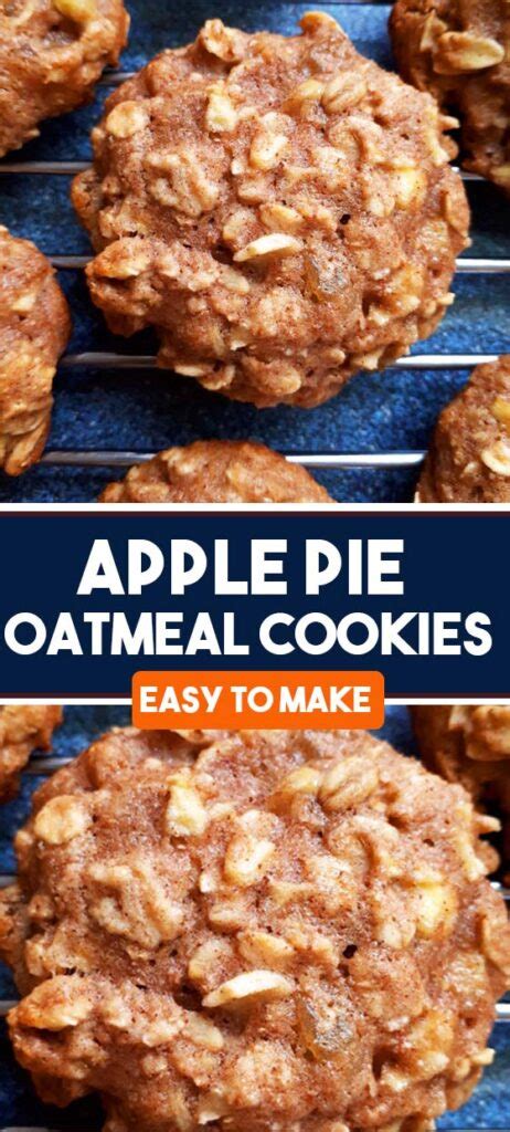 apple-cinnamon-oatmeal-cookies-delicious image