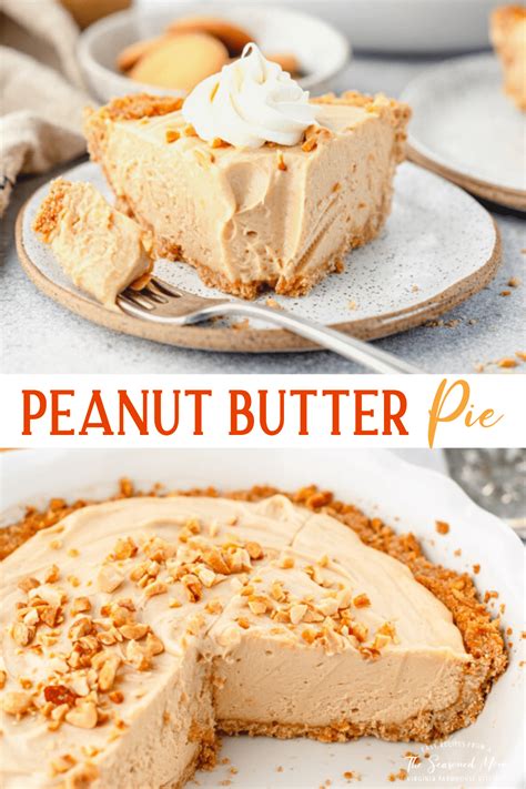 old-fashioned-peanut-butter-pie-no-bake-the image