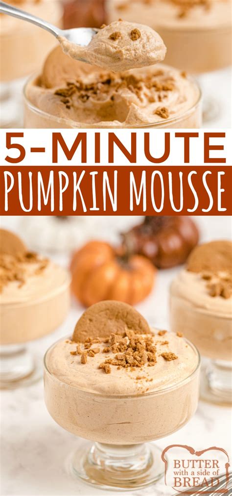 easy-pumpkin-mousse-butter-with-a-side-of-bread image