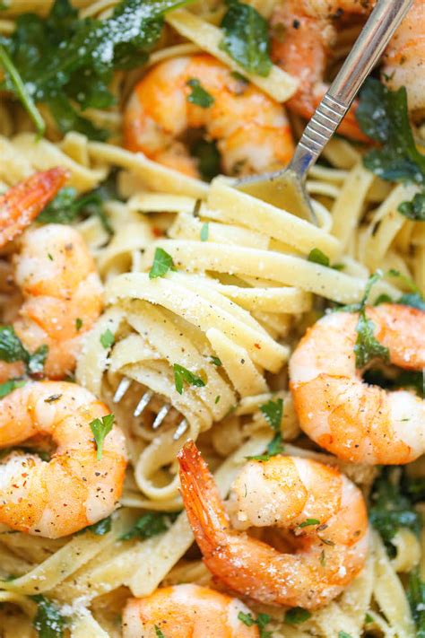 garlic-butter-shrimp-pasta-damn-delicious image
