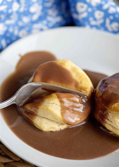 chocolate-gravy-recipe-southern-plate image