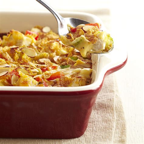 hot-chicken-salad-casserole-recipe-eatingwell image