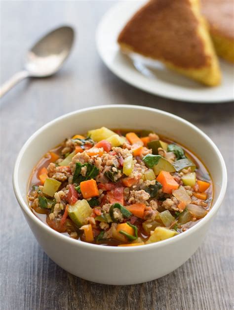 italian-sausage-vegetable-soup-healthier-dishes image