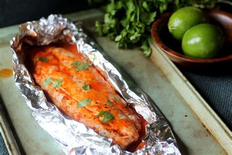 baked-red-snapper-with-spicy-honey-lime-sauce image