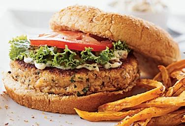 salmon-burger-with-tarragon-mayonnaise image