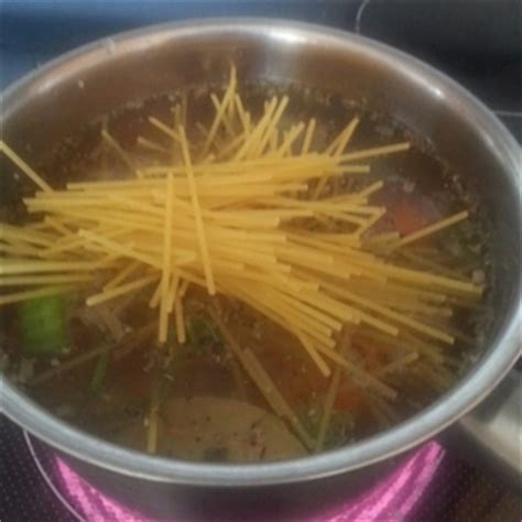 canning-chicken-noodle-soup-sans-noodles-pantry image