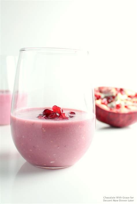 pomegranate-banana-smoothie-chocolate-with-grace image