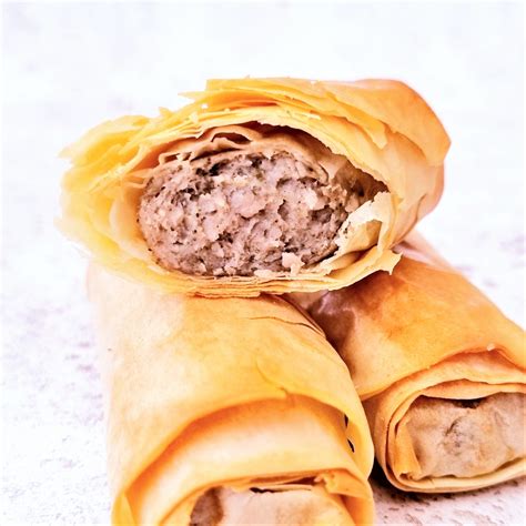 filo-pastry-sausage-rolls-feast-glorious-feast image