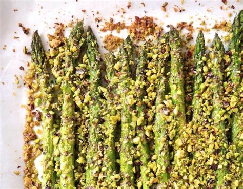 pistachio-honey-crusted-asparagus-healthy image