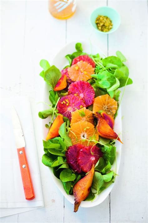 roasted-beet-blood-orange-mixed-green-salad image