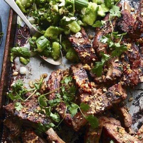 thai-style-baby-back-ribs-with-smashed-cucumbers image