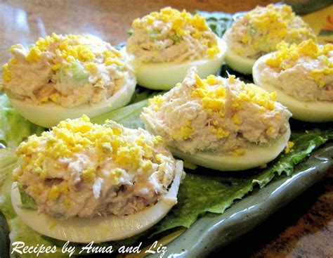 tuna-stuffed-deviled-eggs-2-sisters-recipes-by-anna image