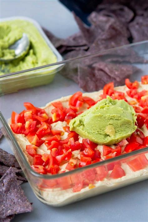 healthy-quinoa-guacamole-7-layer-dip-cookin-canuck image