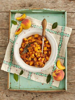 spiced-peach-chutney-fruit-recipes-jamie-oliver image