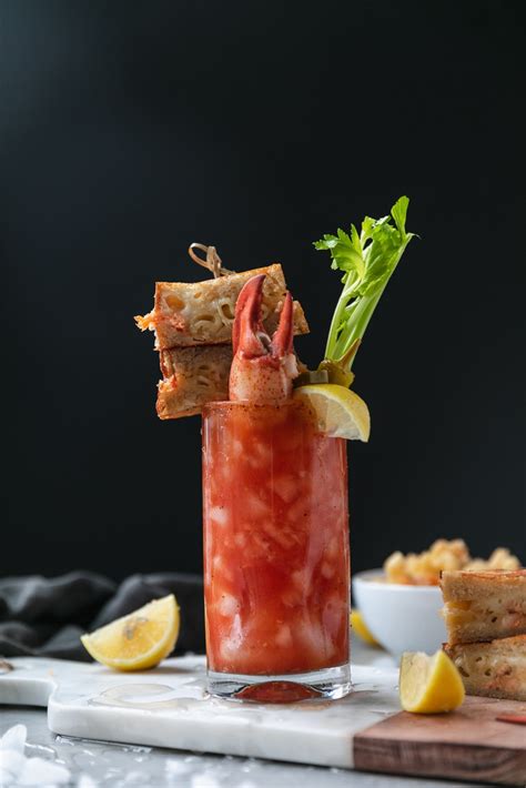 old-bay-bloody-marys-with-lobster-mac-and-cheese image