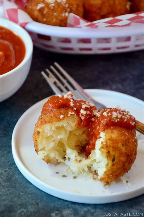 arancini-rice-balls-with-marinara-sauce-just-a-taste image