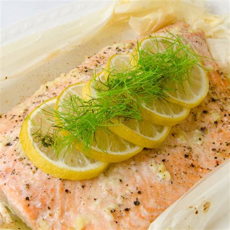 salmon-en-papillote-with-garlic-and-herbs image