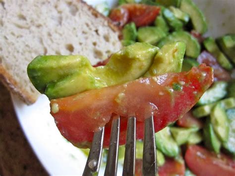 avocado-and-tomato-salad-with-homemade-dressing image