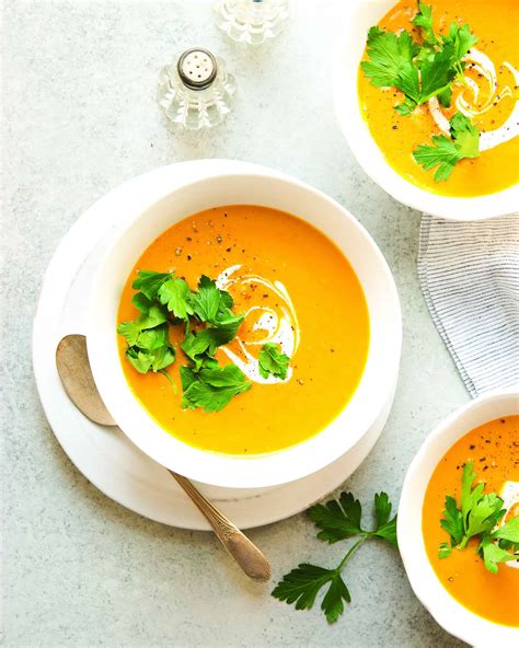easy-roasted-carrot-soup-dairy-free-gluten-free image