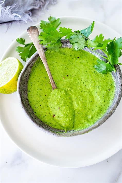 peruvian-green-sauce-aji-verde-vegan-adaptable image