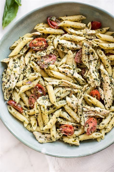 chicken-pesto-pasta-salad-salt-lavender image
