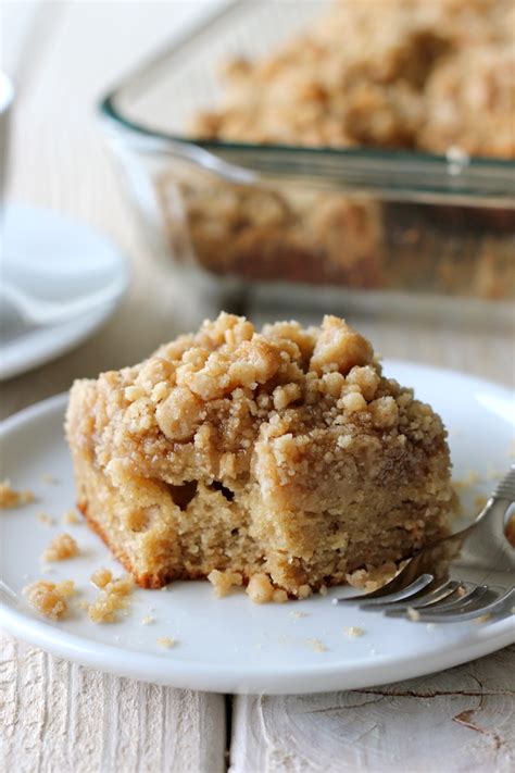 coffee-cake-with-crumble-topping-and-brown-sugar image