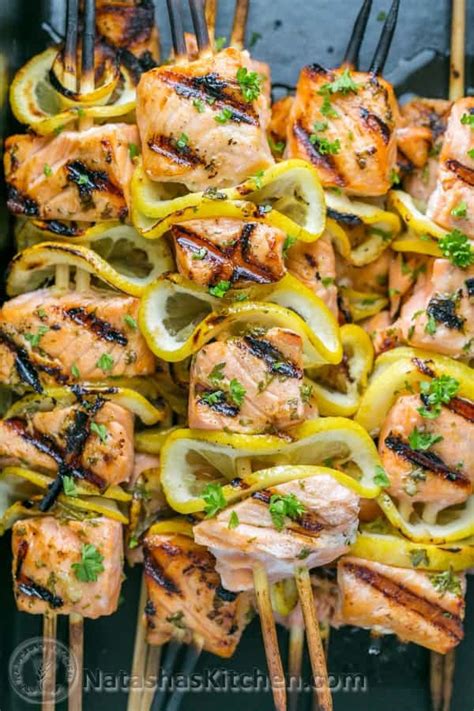 grilled-salmon-skewers-with-garlic-and-dijon image