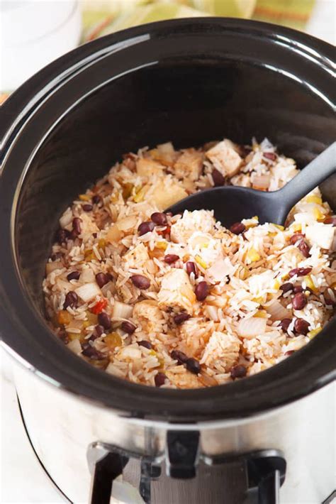 crockpot-mexican-chicken-and-rice-clean-eating-kitchen image